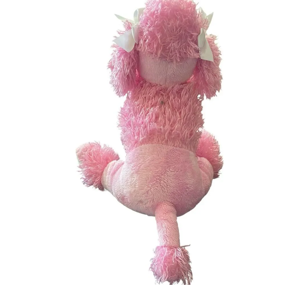 Gund Kids Pink Patti Poodle Dog Plush Cuddle Fuzzy Stuffed Animal Toy OS